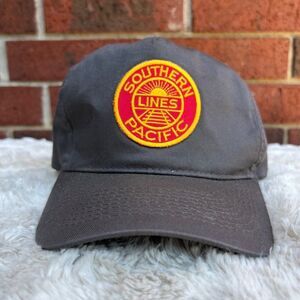 Vintage Otto Southern Pacific Railroad Railway Snapback Hat